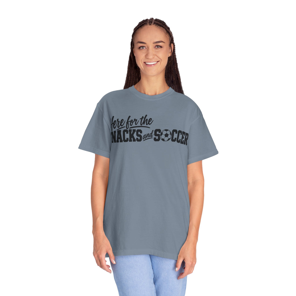 Here for the Snacks and Soccer T‑Shirt
