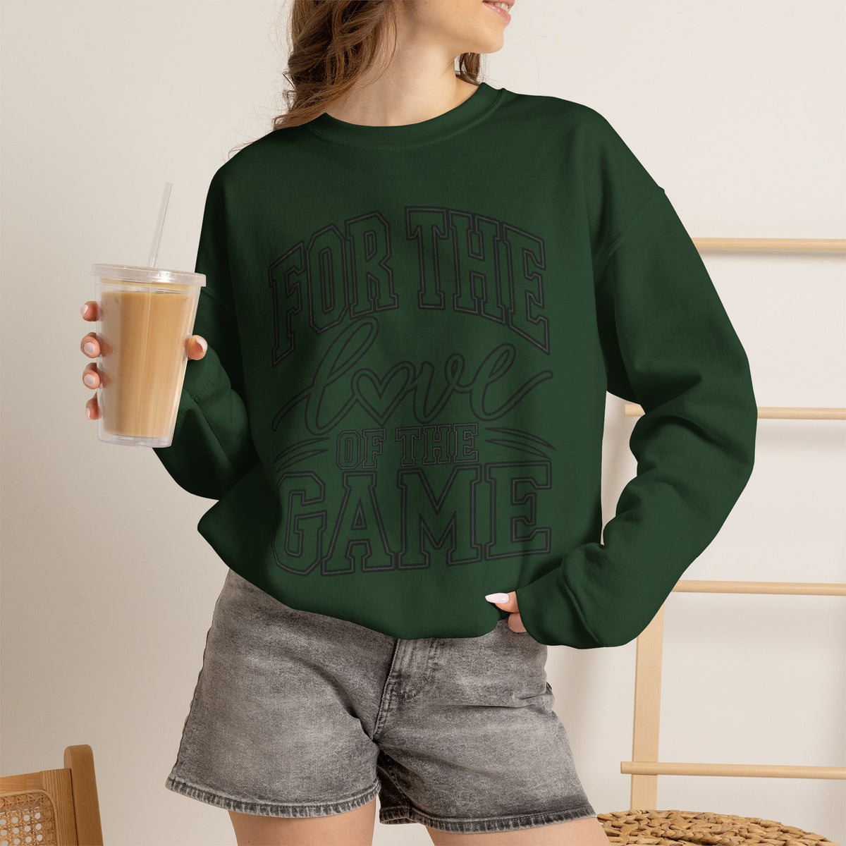 For The Love Of The Game Crewneck Sweatshirt