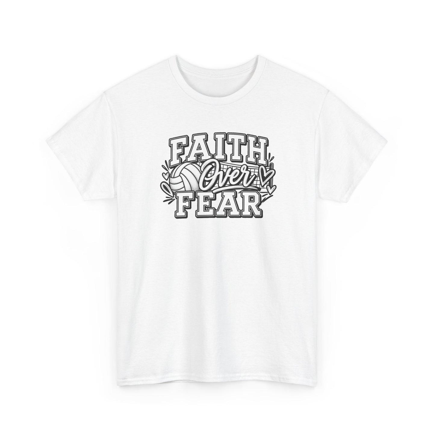 Faith Over Fear T‑Shirt - Inspirational Christian Tee