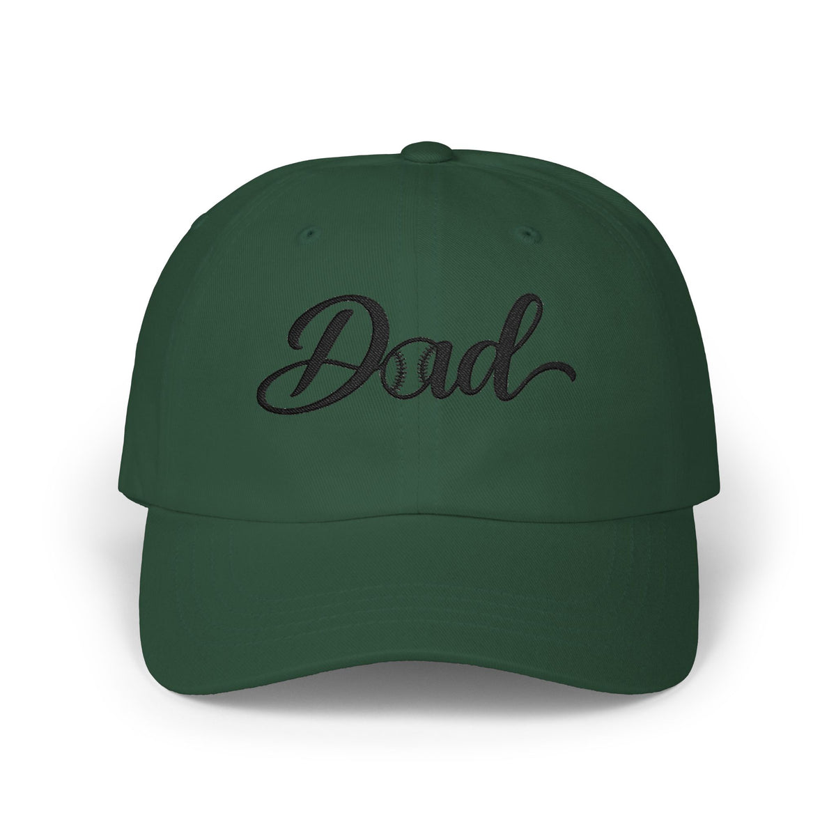 Dad Script Cap – Embroidered Classic Dad Baseball Hat