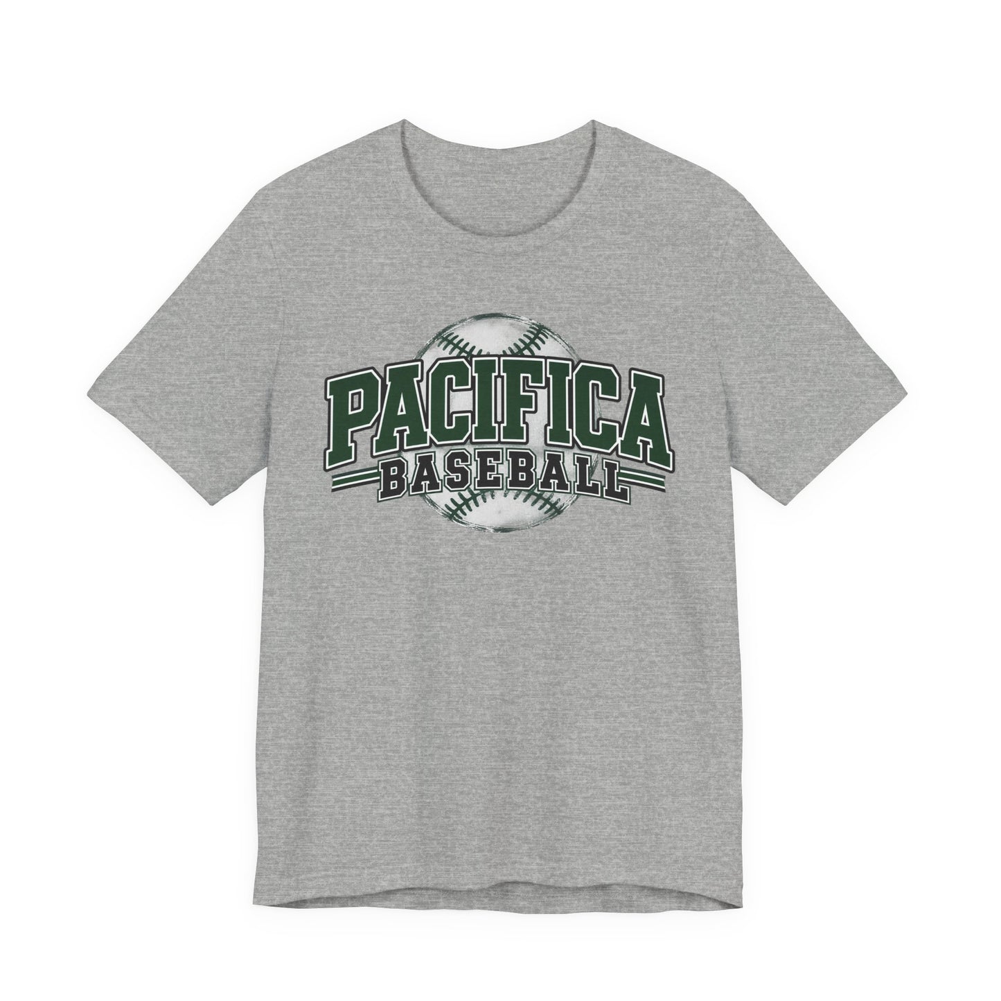 Pacifica Baseball Tee - Vintage Baseball Logo T-Shirt