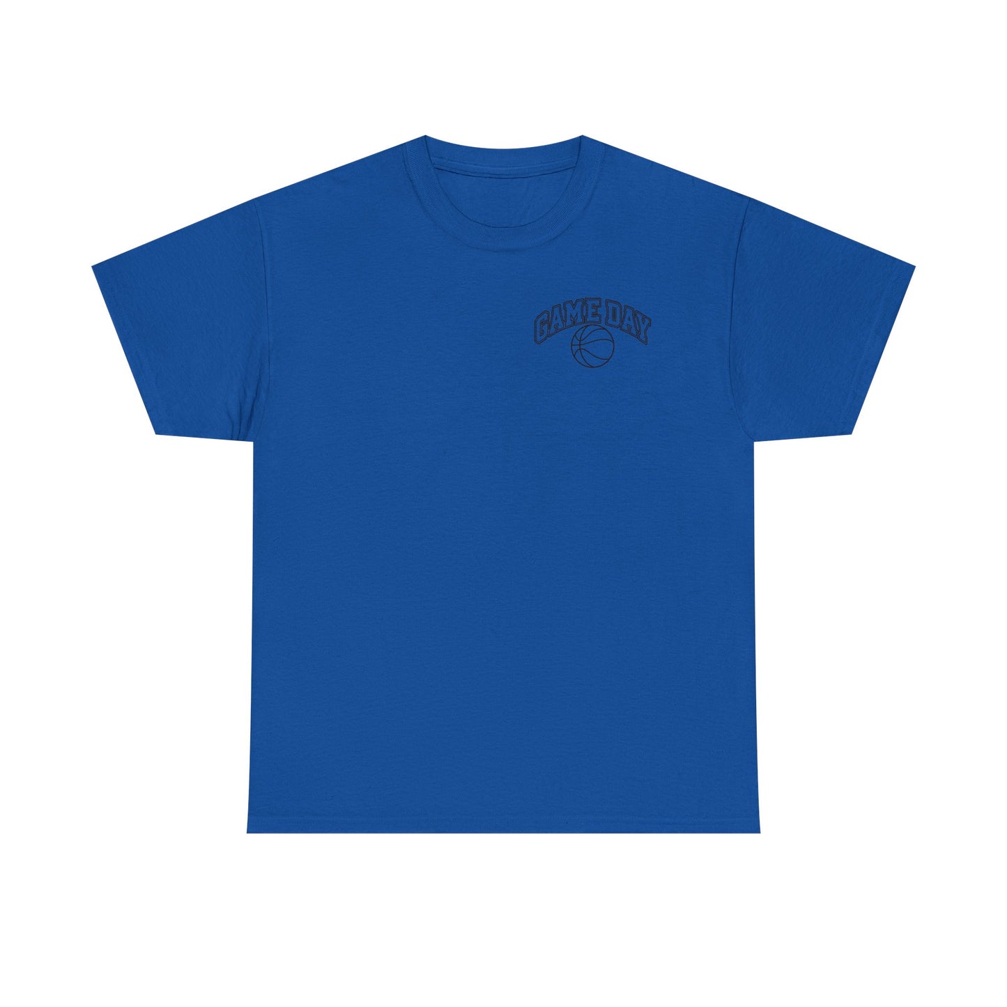 Basketball Gamer Tee — "Game Day" Graphic Chest T‑Shirt