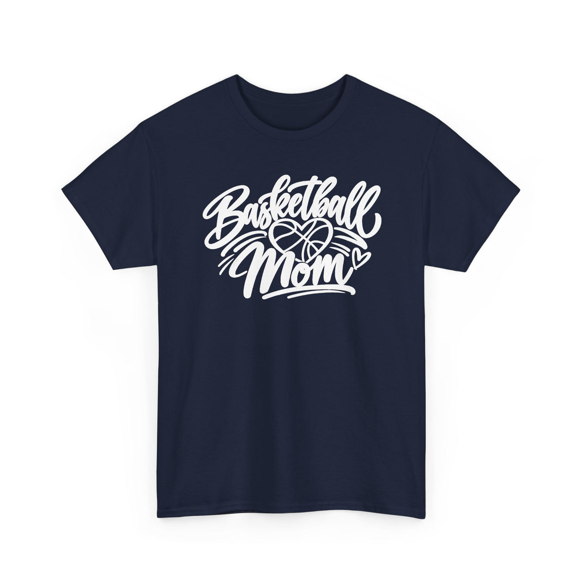 Basketball Mom T-Shirt — Script Logo Tee for Proud Coaches & Fans