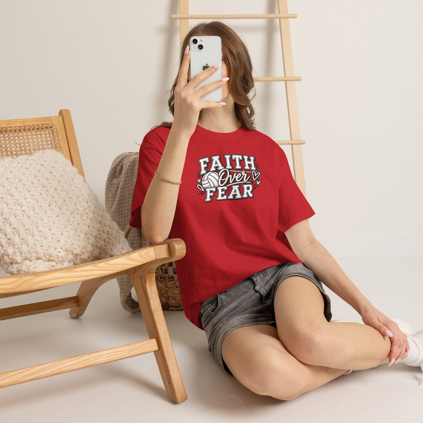 Faith Over Fear T‑Shirt - Inspirational Christian Tee