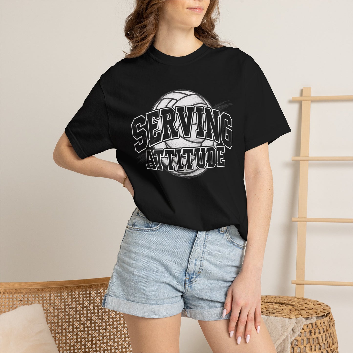 Serving Attitude Volleyball T-Shirt