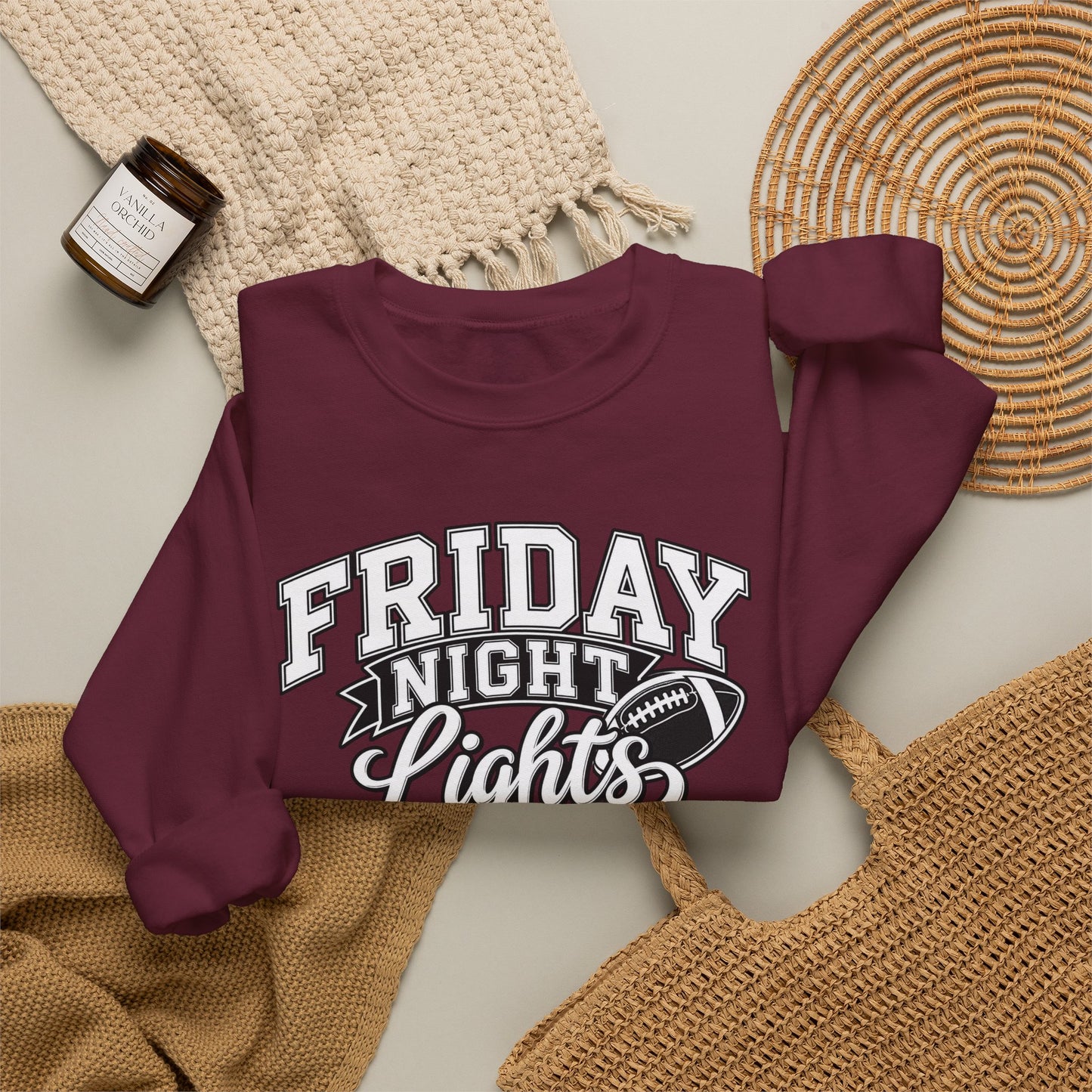 Friday Night Lights Football Crewneck Sweatshirt