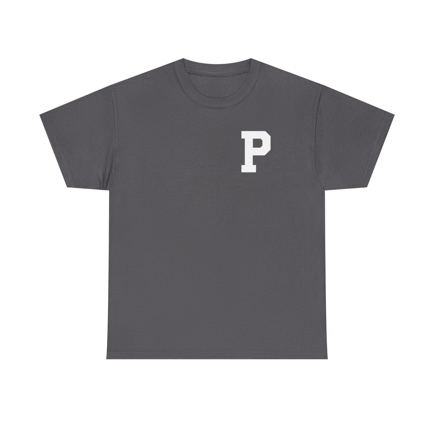 Varsity 'P' Pocket Tee — Retro Collegiate Letterman Shirt