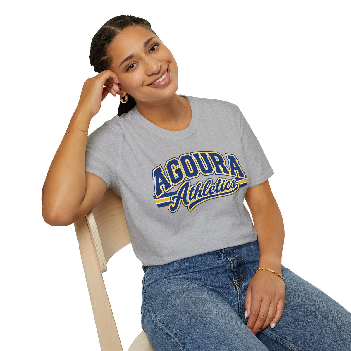 Agoura Athletics T-Shirt — Collegiate Varsity Logo Tee