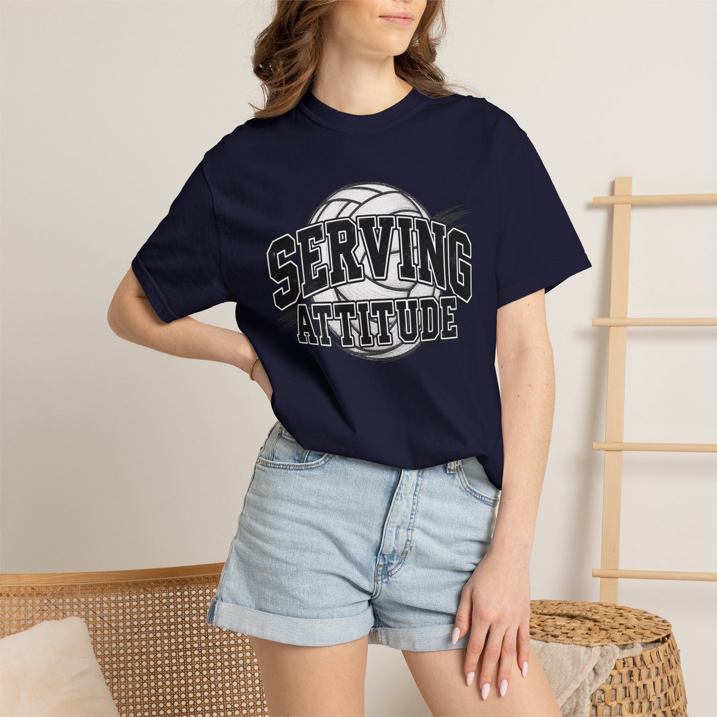 Serving Attitude Volleyball T-Shirt