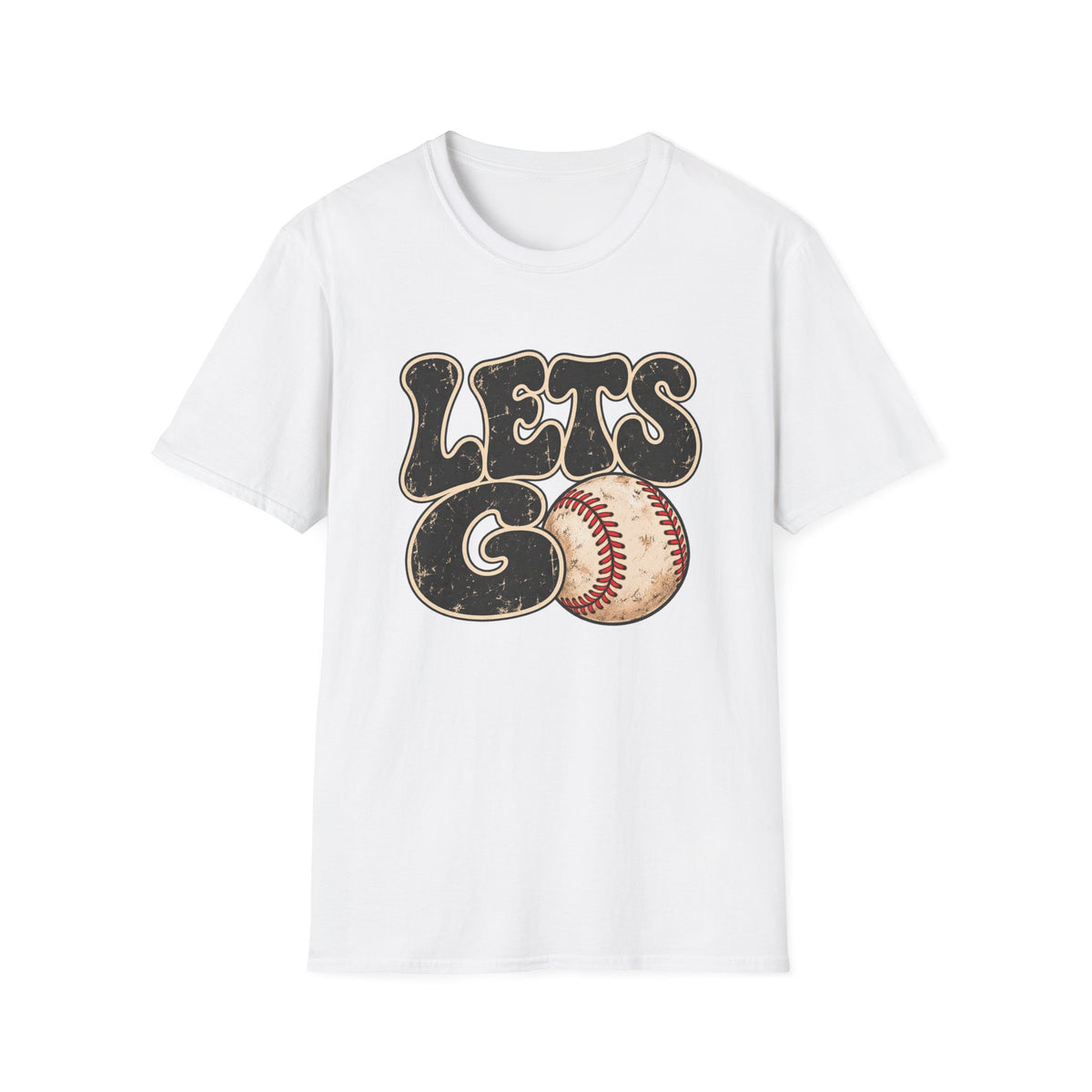 Lets Go Baseball Graphic T‑Shirt
