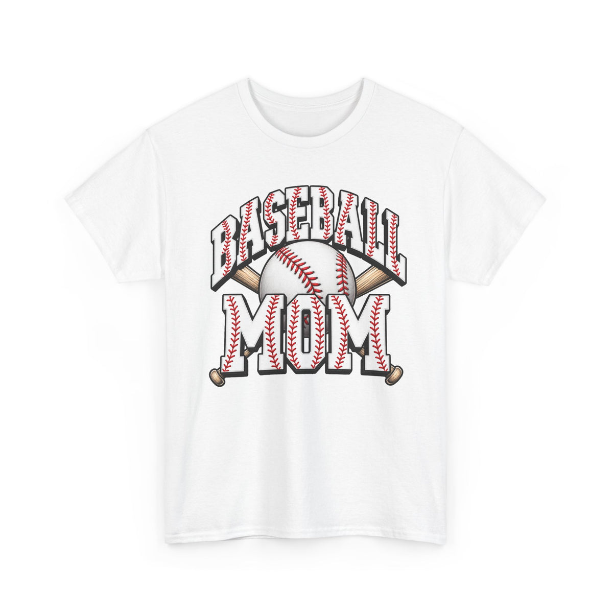 Baseball Mom T-Shirt – Retro Baseball Graphic Tee for Proud Moms