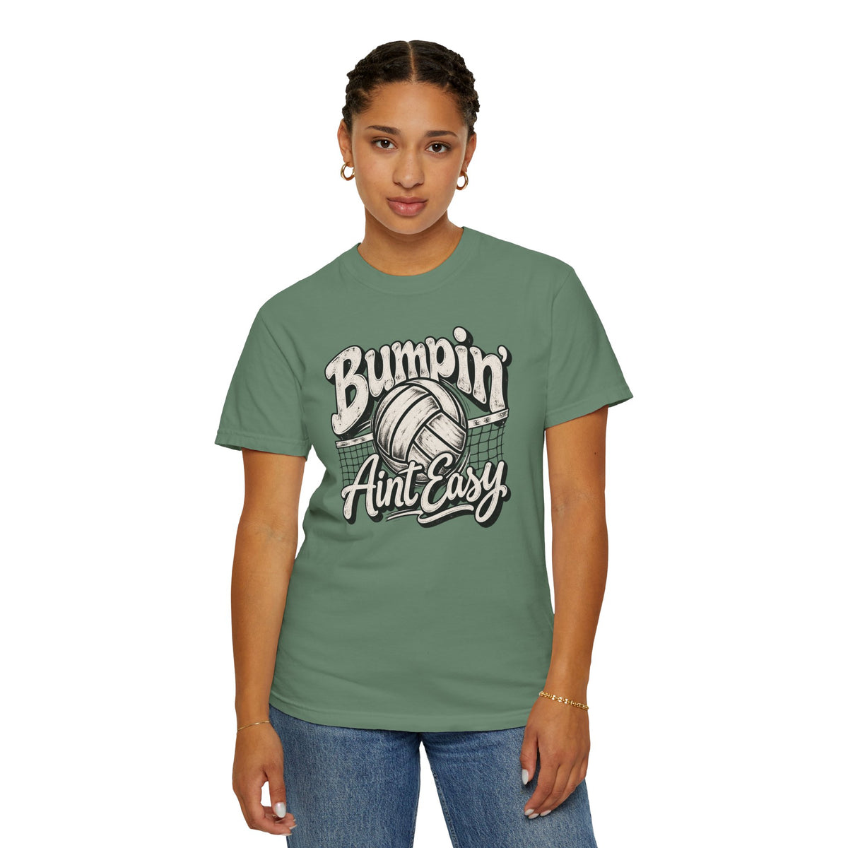 Bumpin' Ain't Easy Volleyball Tee