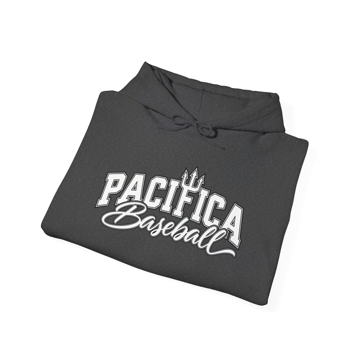 Pacifica Baseball Hoodie — Vintage Script Team Logo Sweatshirt
