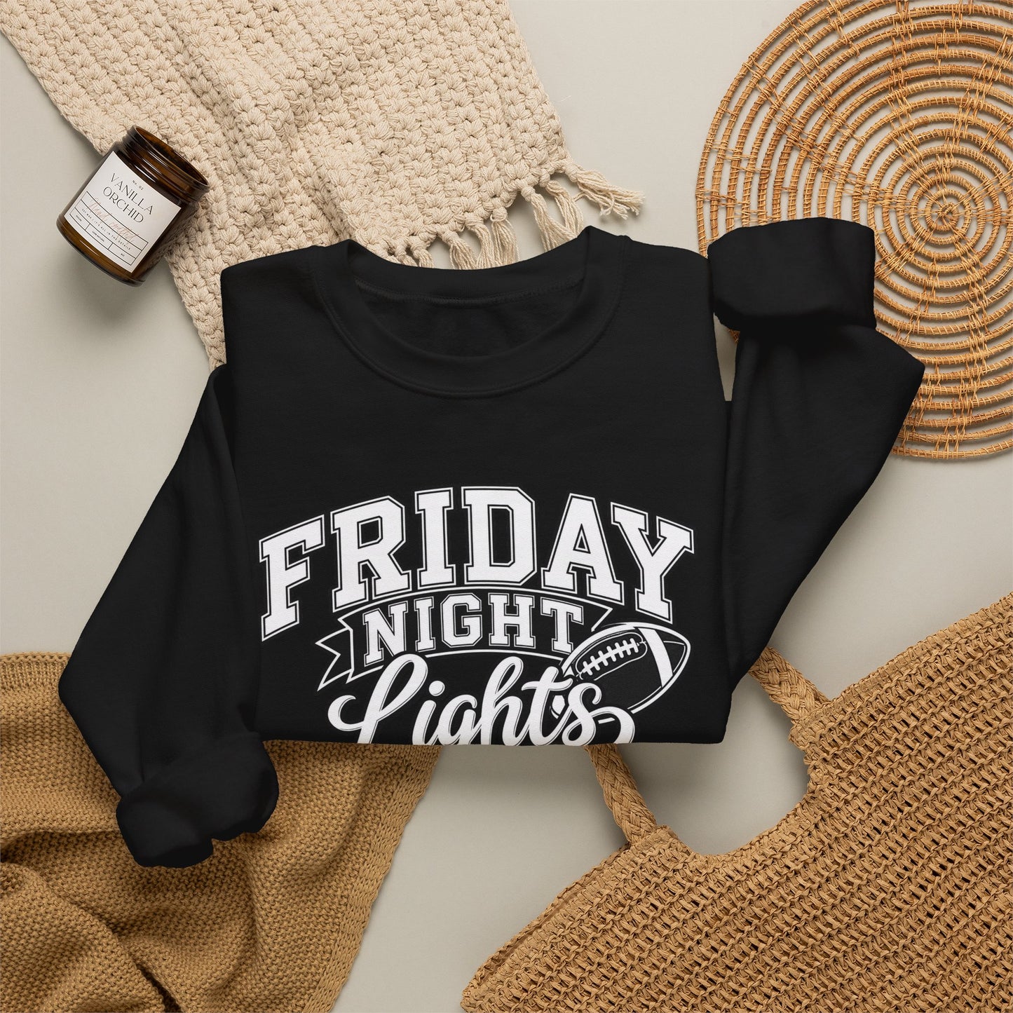 Friday Night Lights Football Crewneck Sweatshirt