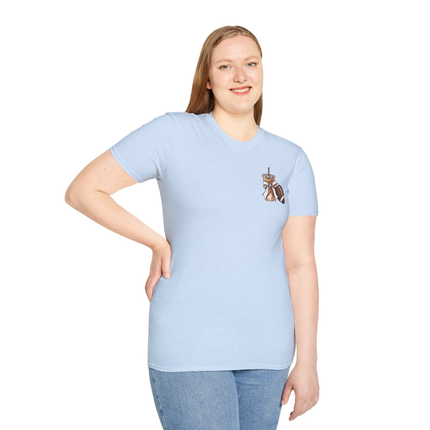 Football Mom Iced Coffee T-Shirt