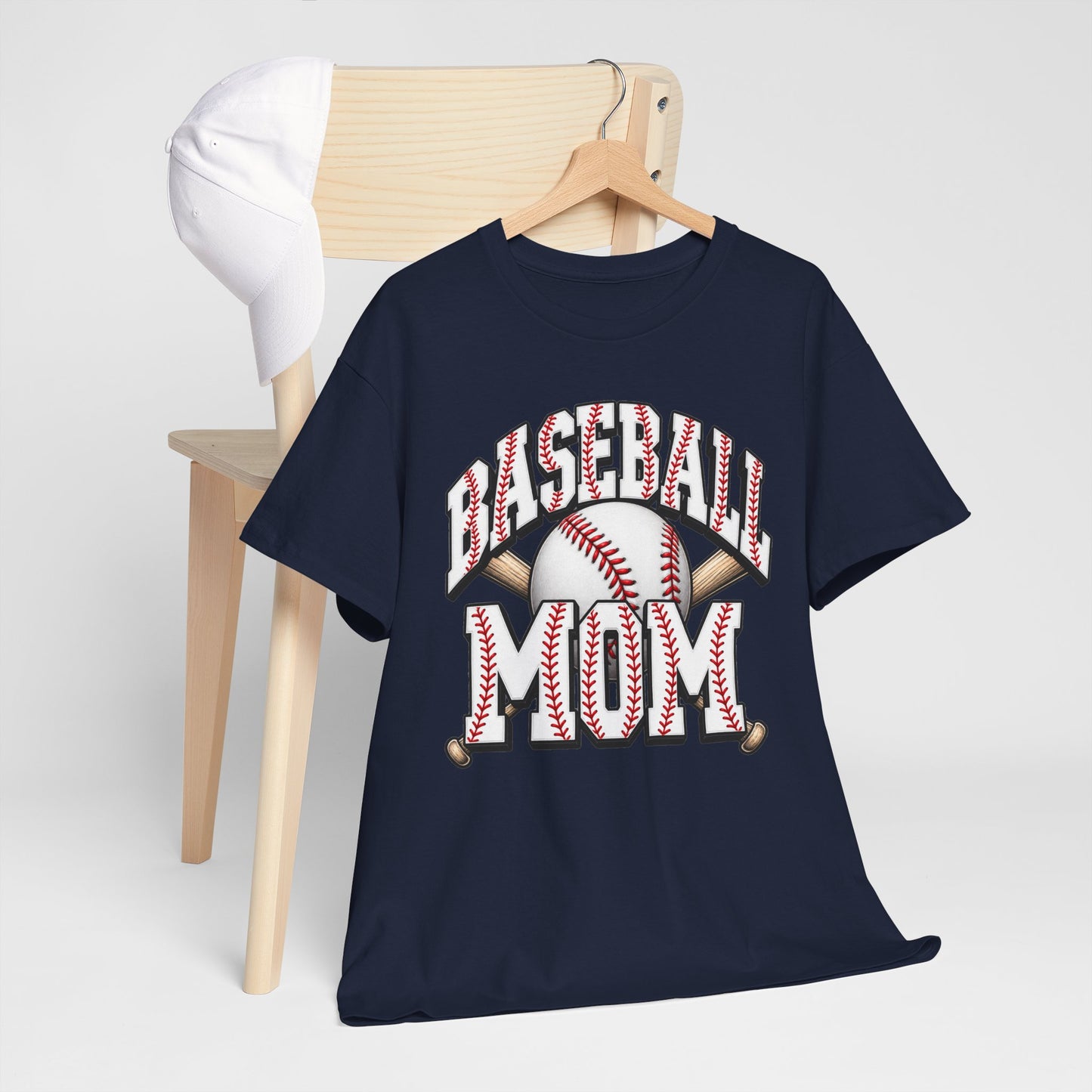 Baseball Mom T-Shirt – Retro Baseball Graphic Tee for Proud Moms