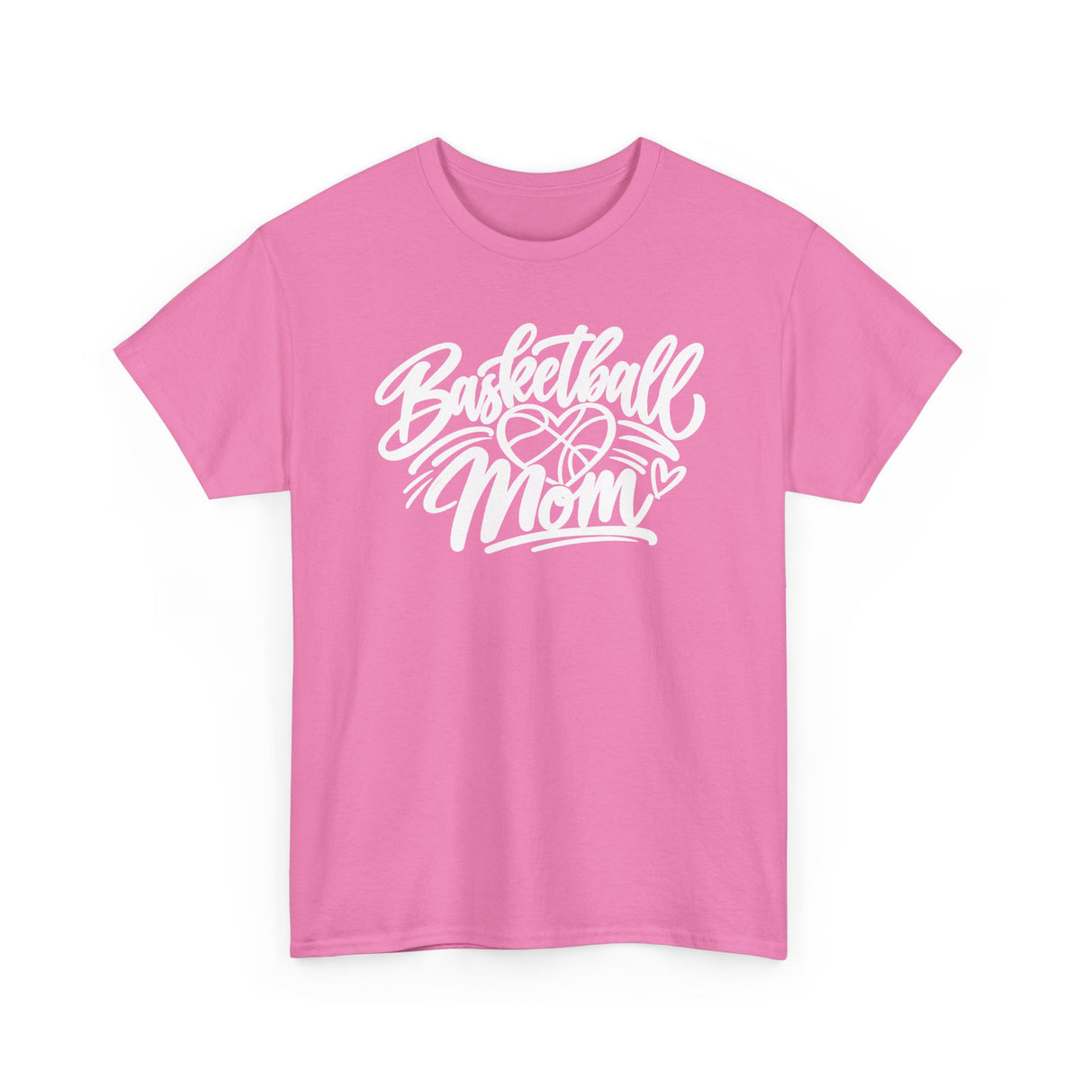 Basketball Mom T-Shirt — Script Logo Tee for Proud Coaches & Fans