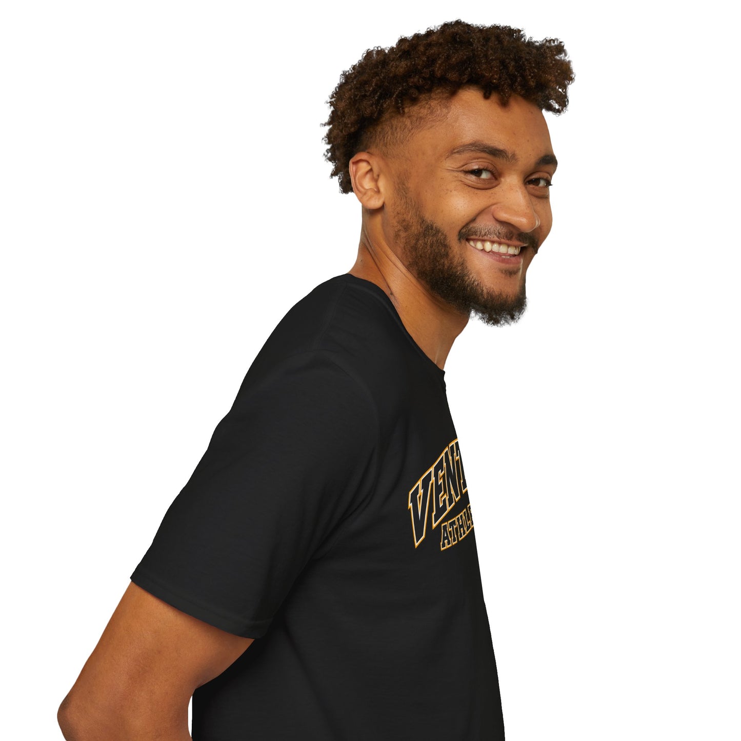Ventura Athletics T-Shirt — Vintage Collegiate Crew Tee