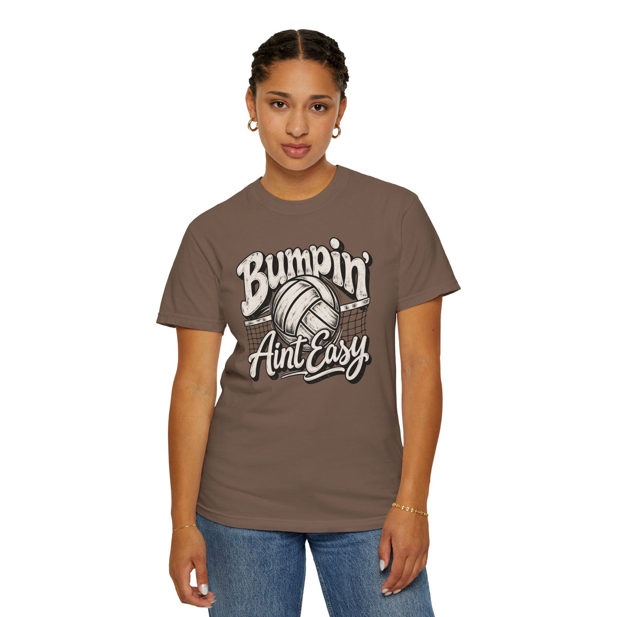 Bumpin' Ain't Easy Volleyball Tee