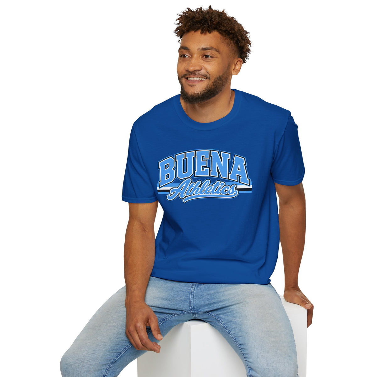 Buena Athletics T‑Shirt — Retro Collegiate Tee