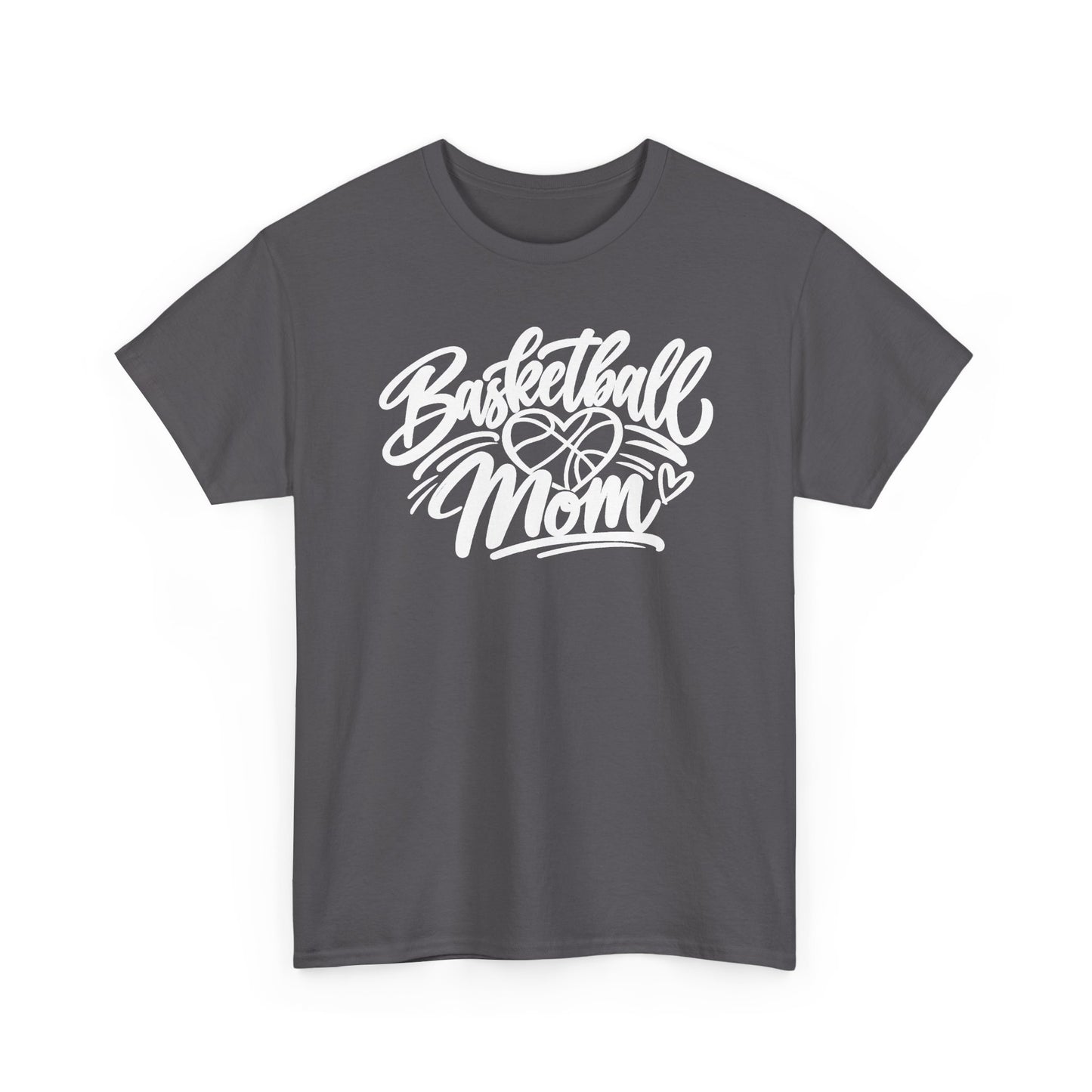 Basketball Mom T-Shirt — Script Logo Tee for Proud Coaches & Fans
