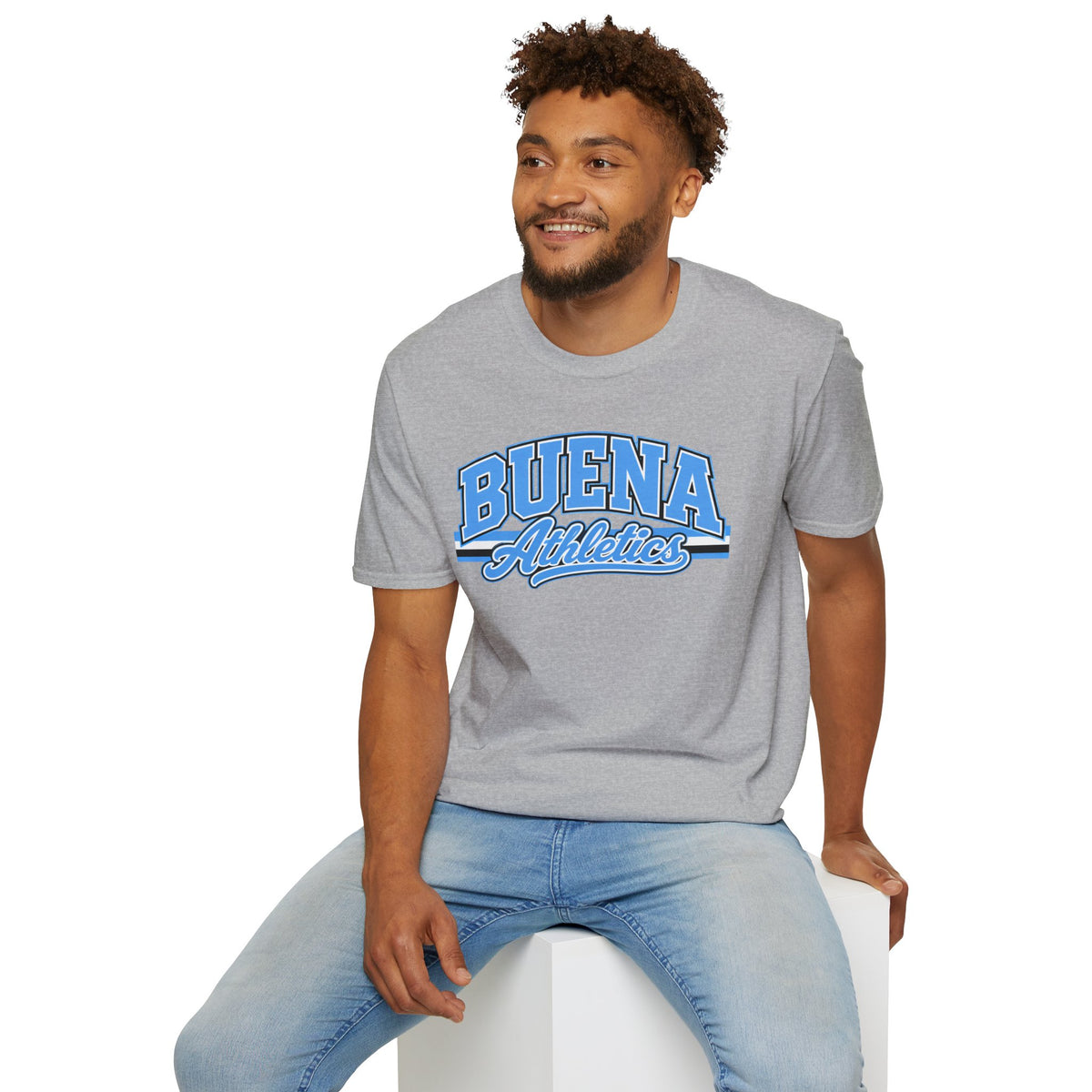 Buena Athletics T‑Shirt — Retro Collegiate Tee