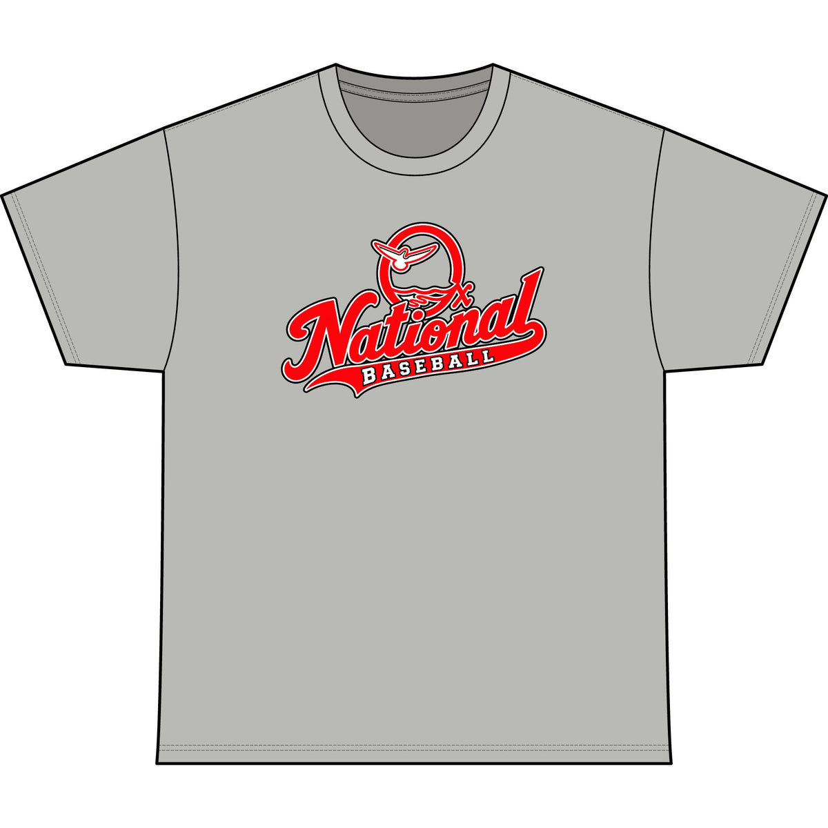 Outlaws National Baseball Softek Shirt-Personalize Back