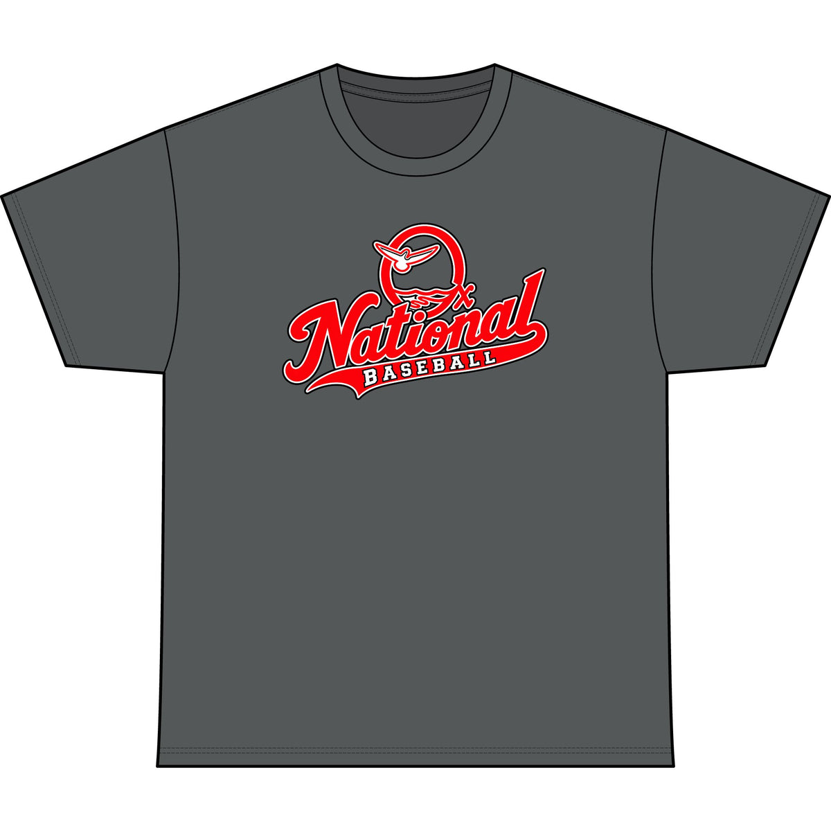 Outlaws National Baseball Softek Shirt-Personalize Back