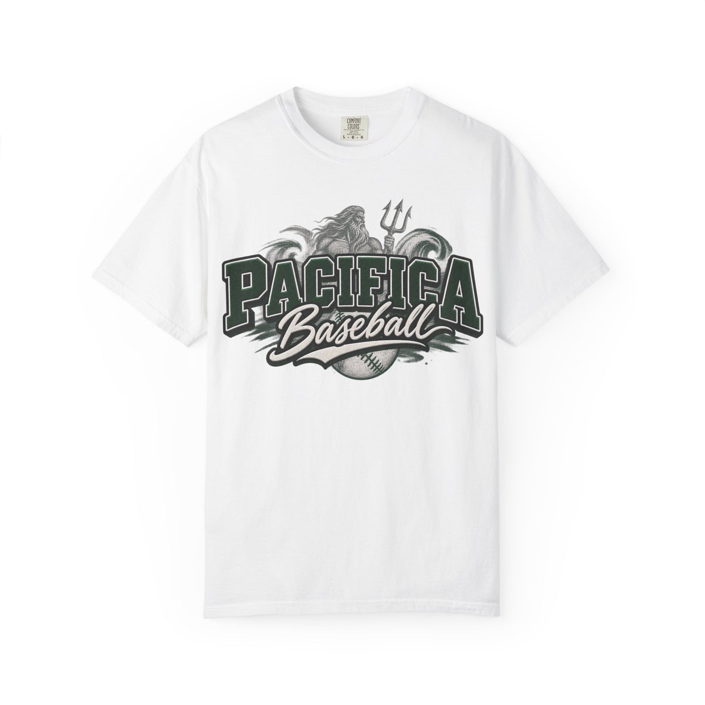 Pacifica Baseball T‑Shirt – Retro Trident Sports Tee