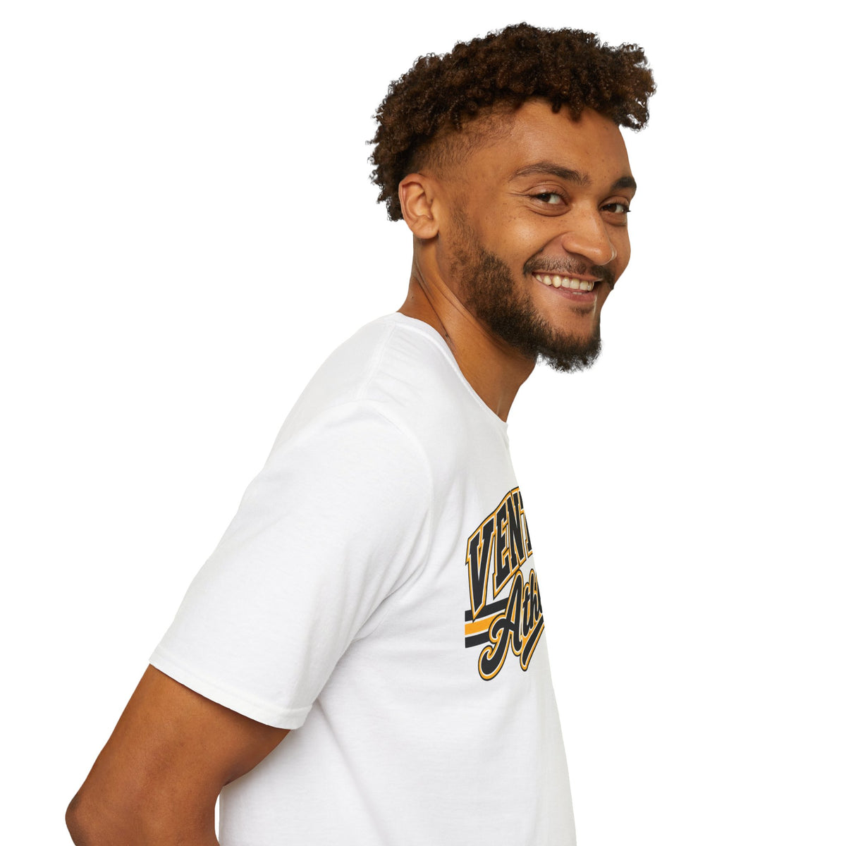 Ventura Athletics T-Shirt — Vintage Collegiate Crew Tee