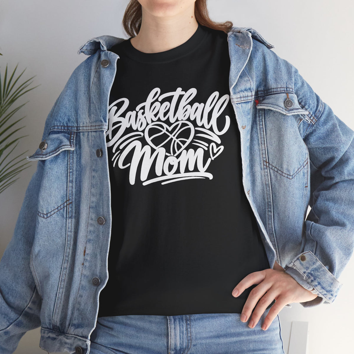 Basketball Mom T-Shirt — Script Logo Tee for Proud Coaches & Fans
