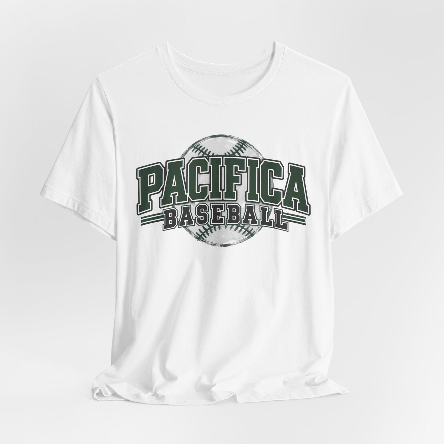 Pacifica Baseball Tee - Vintage Baseball Logo T-Shirt