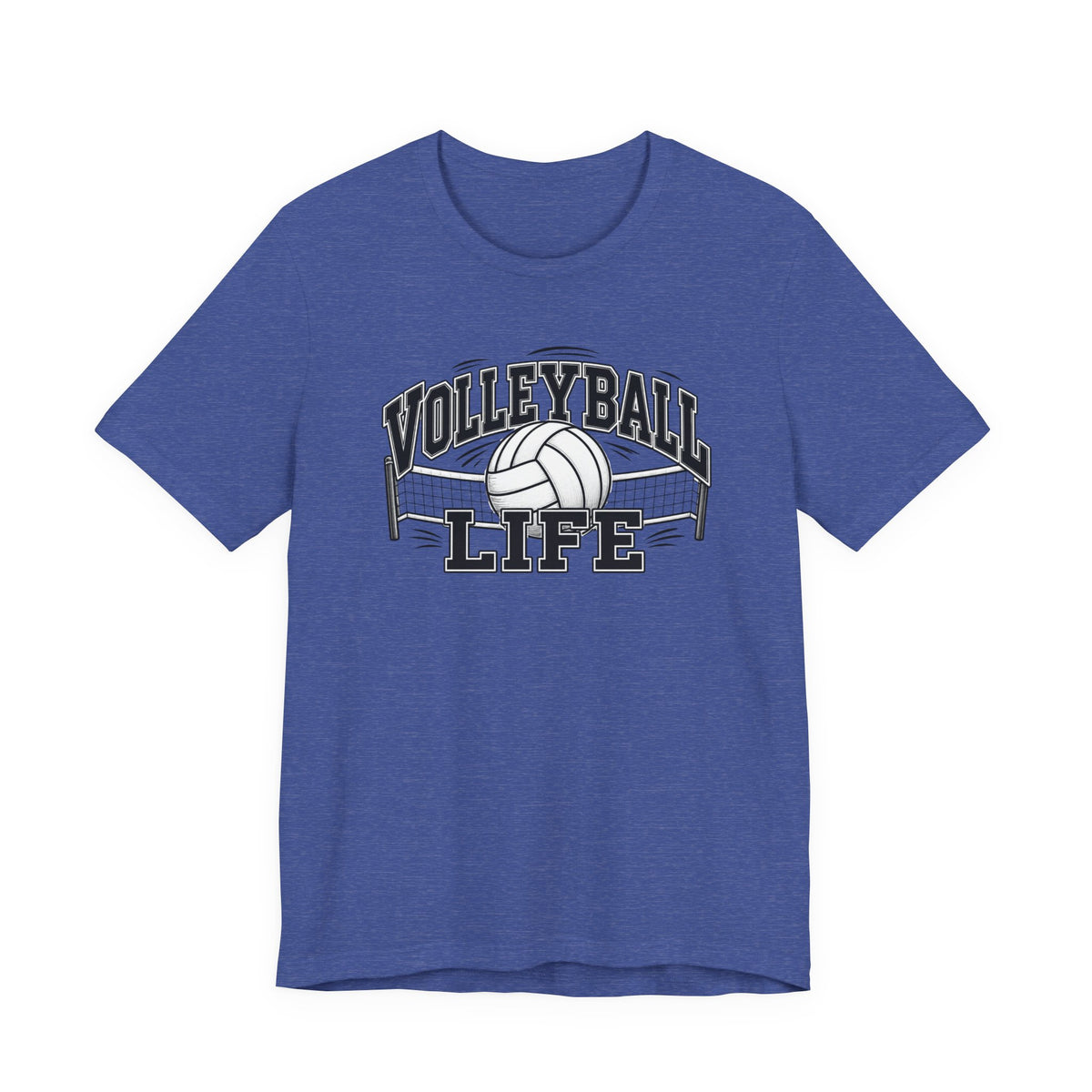 Volleyball Life Tee — Graphic Volleyball Net Shirt