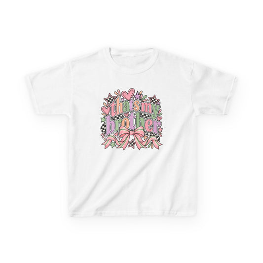 Kids Tee — "thats my brother" Pastel Graphic