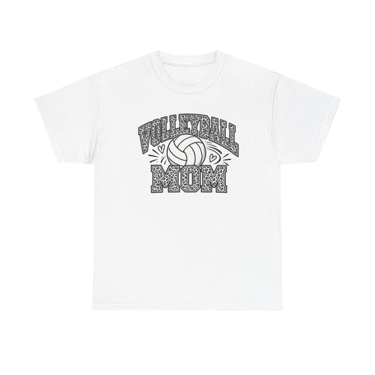 Volleyball Mom T-Shirt — Retro Volleyball Graphic Tee for Proud Moms