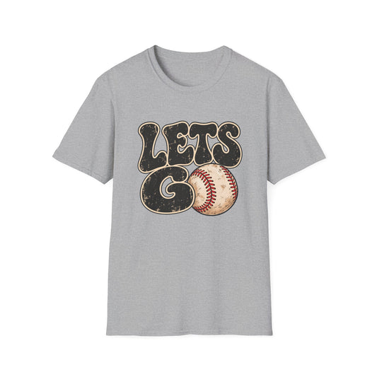 Lets Go Baseball Graphic T‑Shirt