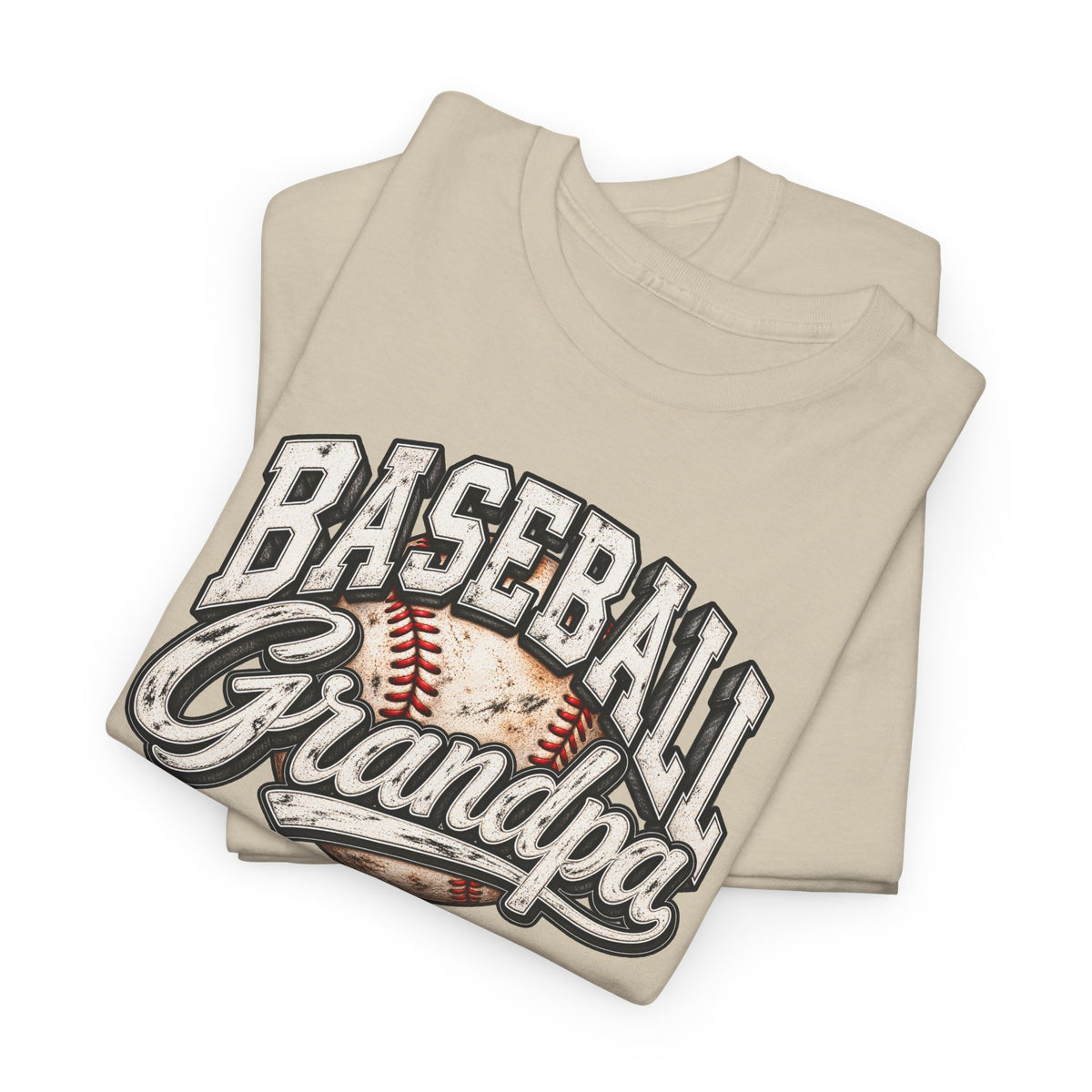 Baseball Grandpa T-Shirt — Vintage Baseball Graphic Tee for Grandfathers