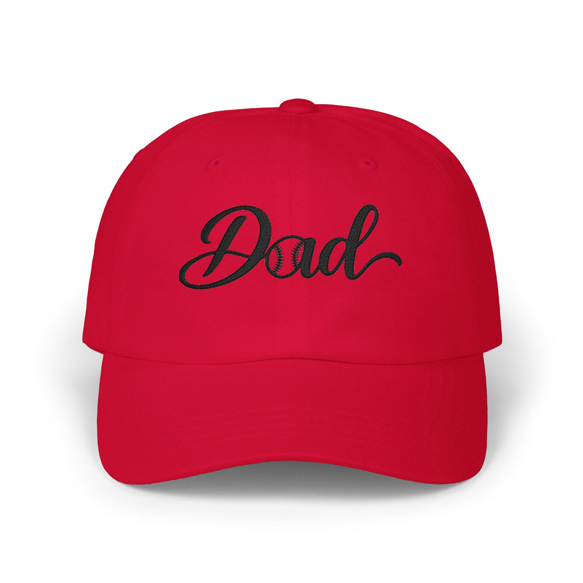 Dad Script Cap – Embroidered Classic Dad Baseball Hat