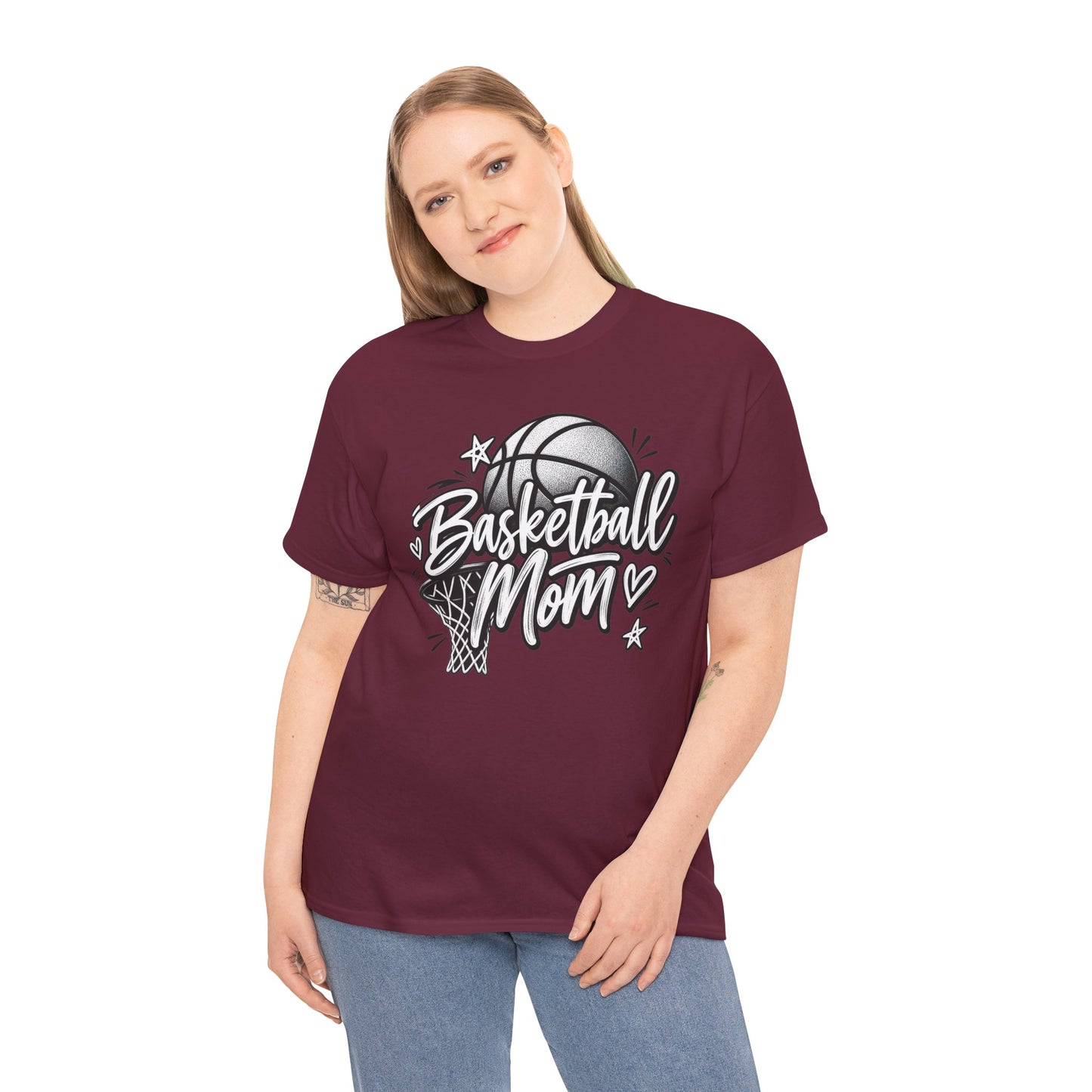 Basketball Mom T-Shirt — Graphic Sports Mom Tee