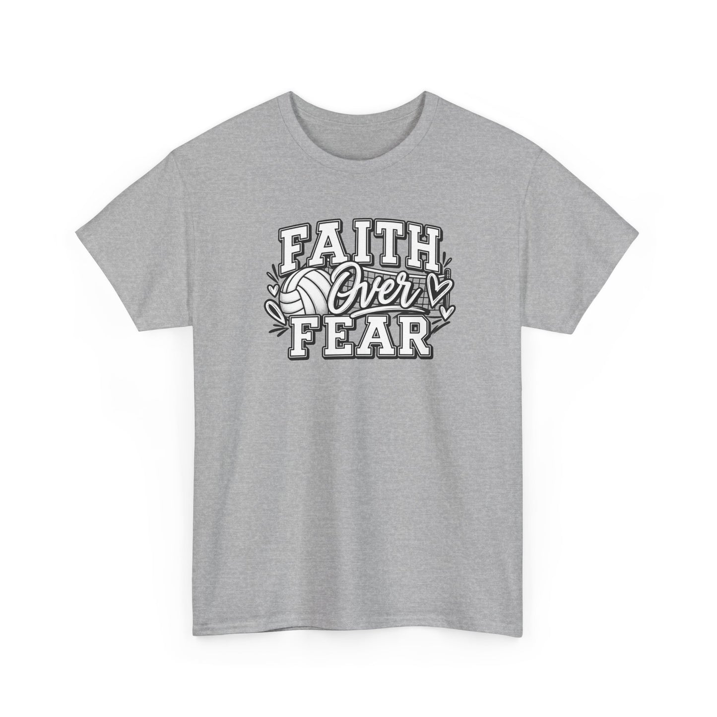 Faith Over Fear T‑Shirt - Inspirational Christian Tee