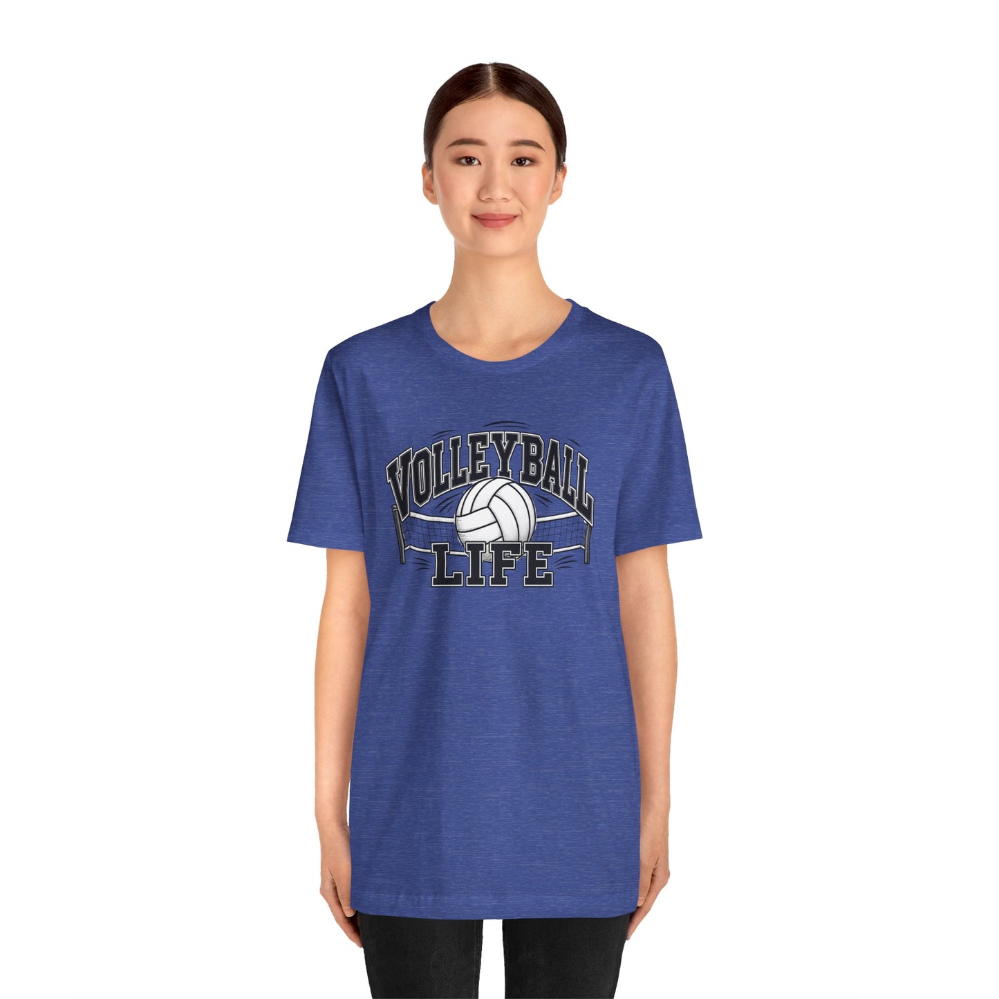 Volleyball Life Tee — Graphic Volleyball Net Shirt