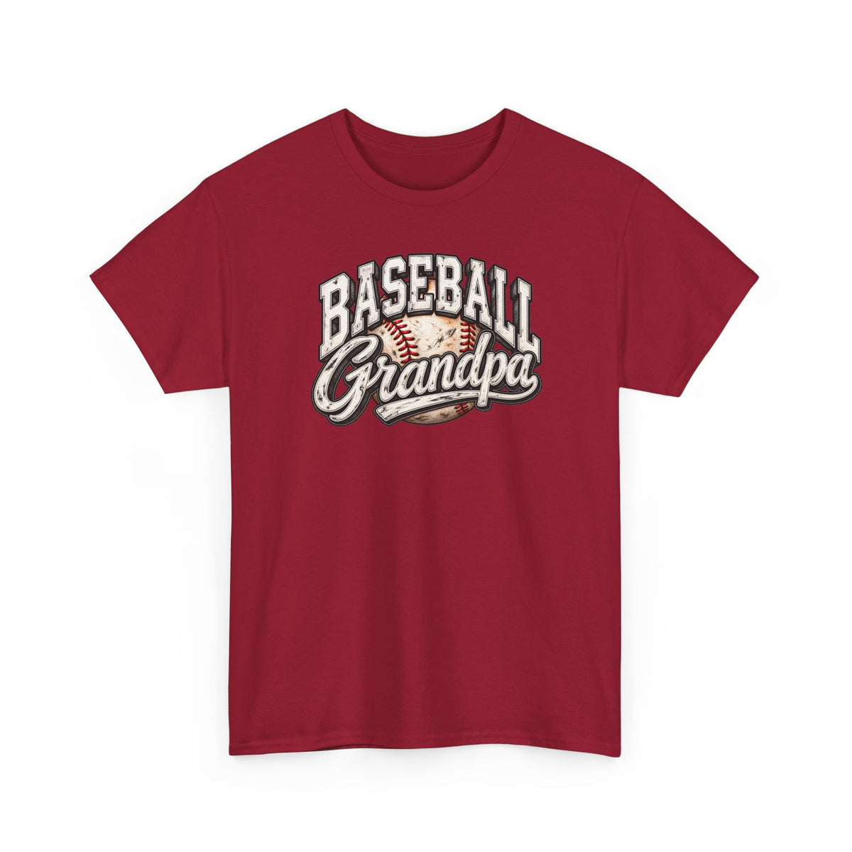 Baseball Grandpa T-Shirt — Vintage Baseball Graphic Tee for Grandfathers