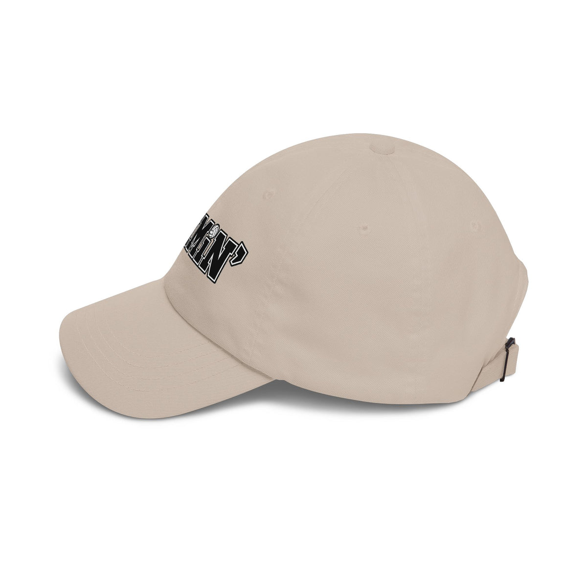 Mommin' Classic Dad Cap — Embroidered Casual Volleyball Hat for Moms