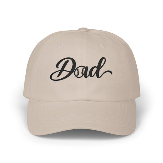 Dad Script Cap – Embroidered Classic Dad Baseball Hat