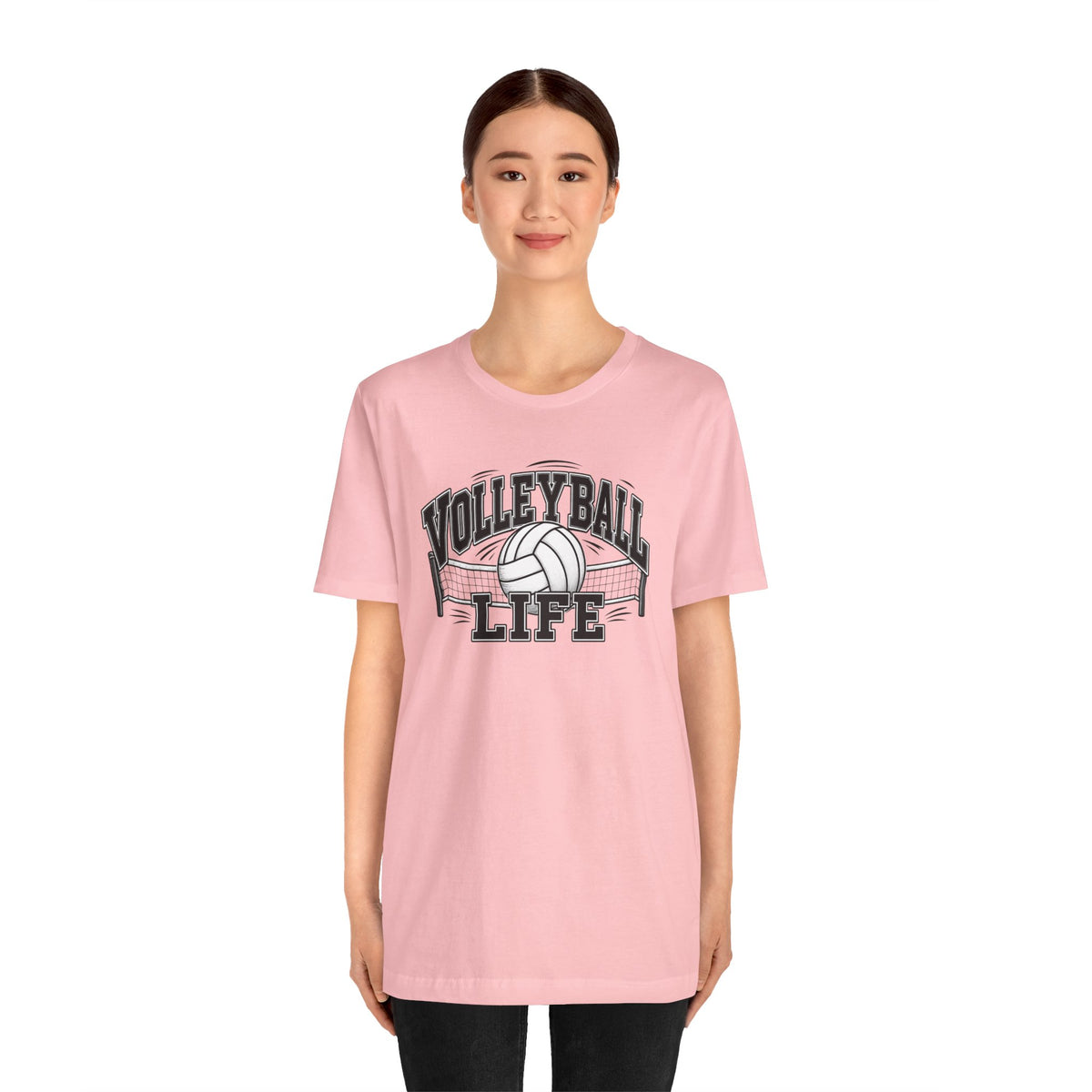 Volleyball Life Tee — Graphic Volleyball Net Shirt