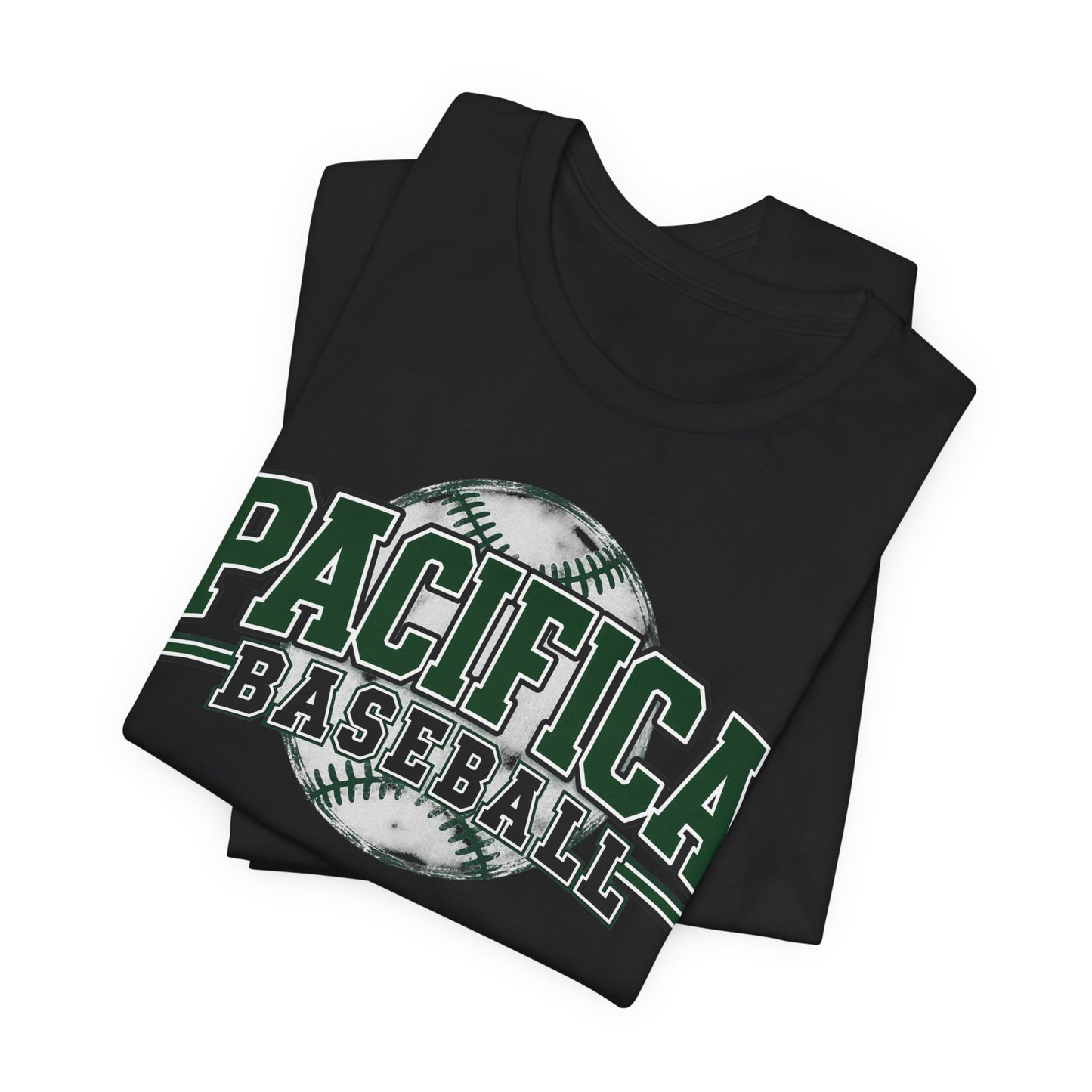 Pacifica Baseball Tee - Vintage Baseball Logo T-Shirt
