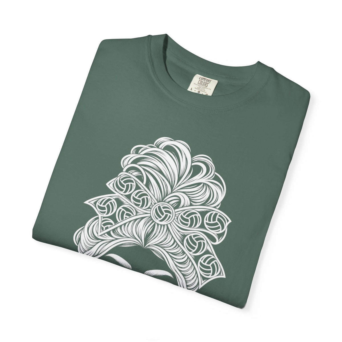 Aint Nothin But A Mom Thang Messy Bun Sunglasses T-Shirt — Volleyball Headband Graphic Tee