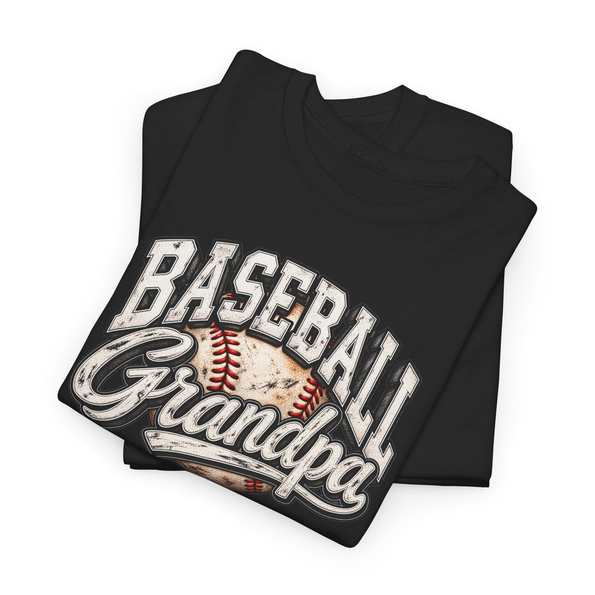 Baseball Grandpa T-Shirt — Vintage Baseball Graphic Tee for Grandfathers