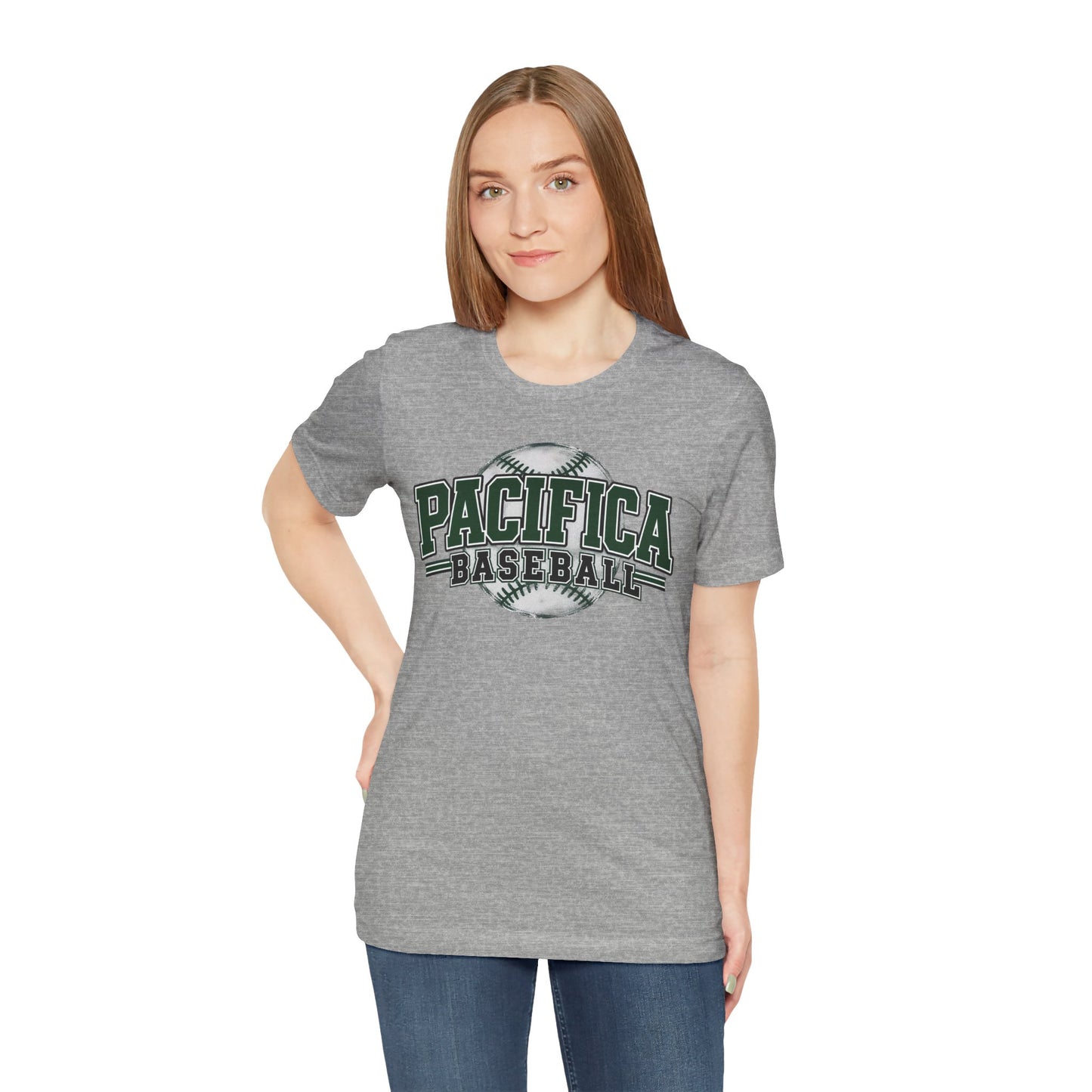 Pacifica Baseball Tee - Vintage Baseball Logo T-Shirt
