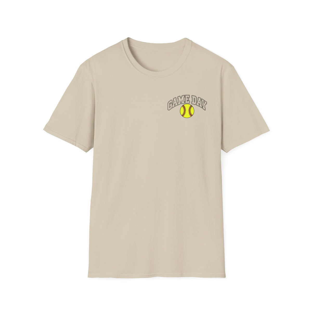 Game Day Softball T-Shirt — Womens/Mens Casual Sports Tee